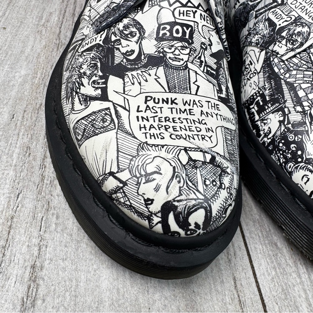 RARE NEW Dr. Martens 1461 Docs Mark Wigan Party People Mens Size 10 Wmns 11 - Picture 9 of 13